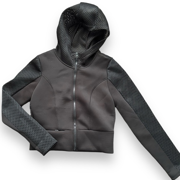 90 Degrees mesh & “neoprene” hoodie - Picture 1 of 11